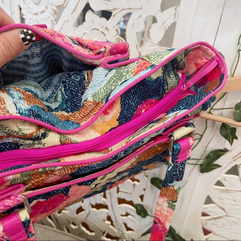 Vera Bradley Glenna Tote in Super Bloom - Picture 6 of 8